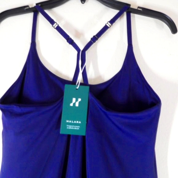 New HALARA THAT TIKTOK BRAND Navy Blue  Small Women DRESS - Picture 5 of 6